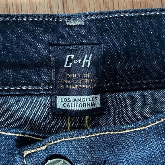 COH Citizens of Humanity Hutton Wide Leg Dark Wash Flared Hem Jeans EUC Size 29 - Picture 6 of 10